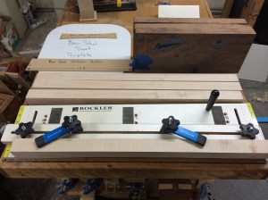 Legs cut to length and planned to near final thickness