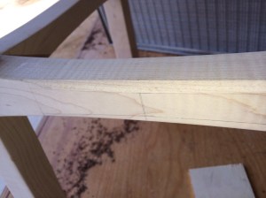 New look after rough shaping with a 4-in-1 rasp by hand