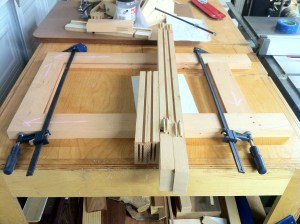 Legs and rails all milled and ready for assembly