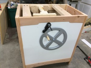 The wheel and brake lever