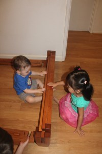 Gianni and Sabrina Xin confirming the smooth finish.