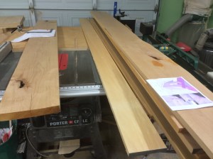 The alder getting sorted.