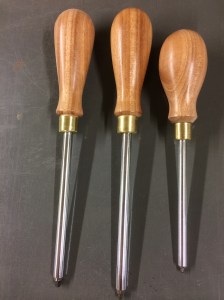 African Mahogany handles on Roberts screwdrivers.
