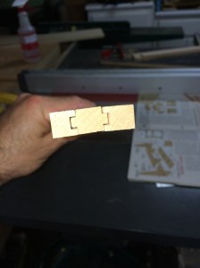 The chisel rack and spacers.