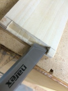 Cleaning up the sockets.